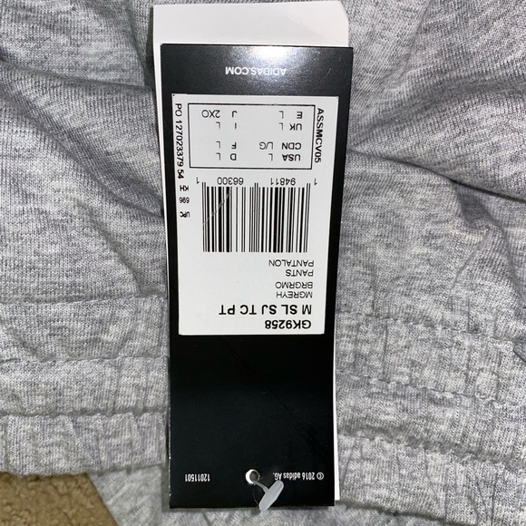 Grey Adidas Sweatpants. Perfect condition never worn once. - Picture 6 of 9